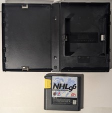 NHL Hockey 96 Sega Genesis Cleaned and Tested Working no manual