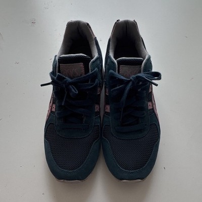 ASICS GEL Women s Blue/Pink Colorblock Lace-Up Low Top Athletic Sneakers HN598