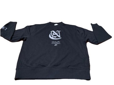 Nike Ambassadors Club Black Embroidered Sweatshirt Men s Medium NWT 12516