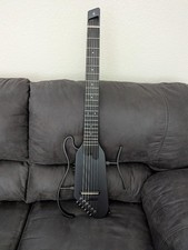 Donner HUSH C Acoustic Electric Classical Guitar Headless Travel Guitar Bundle