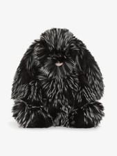 Jellycat Inkli Bunny Black Large Plush Toy - Soft, Floppy Ears for Cuddles
