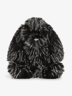 Jellycat Inkli Bunny (Black) Large Plush Toy - Soft, Floppy Ears for Cuddles