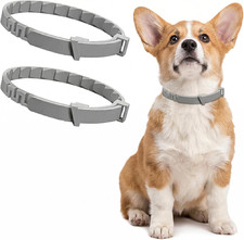 2pz Collare Antiparassitario per Cani Anti Pulci E Zecche Regolabile 65Cm