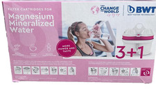 BWT Longlife Mg2+ 120 Litre Water Filter Cartridge Set – 3+1  Pack White