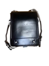 Randoseru Backpack, Black Japanese Tight Stitch Randoseru Bag, Rare Orange Bag