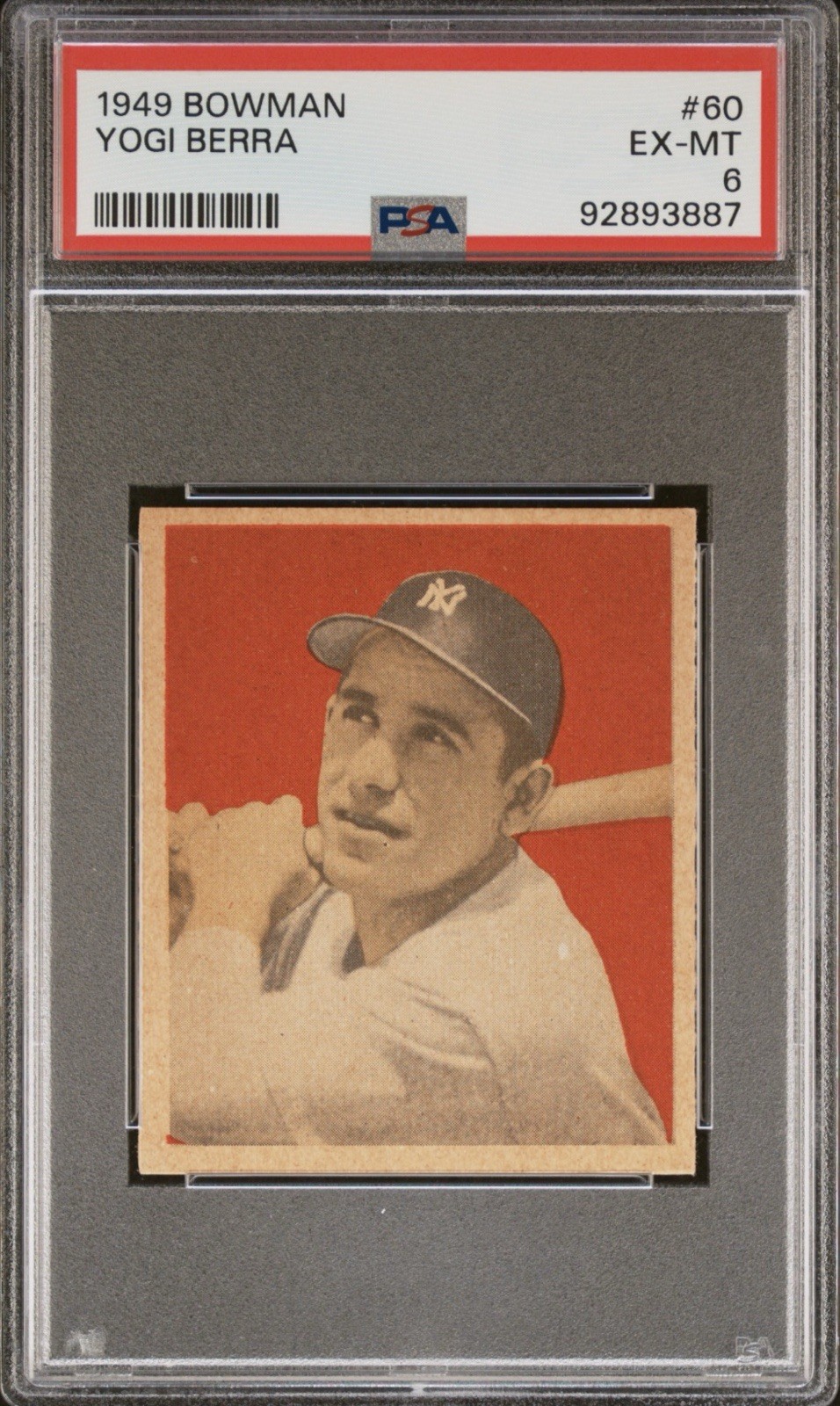1949 Bowman Yogi Berra #60 PSA 6