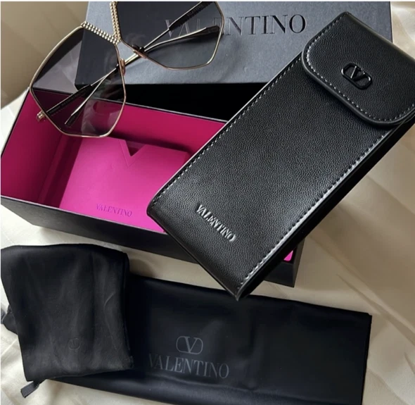 NUEVO VALENTINO V-HEXAGON VLS-115A MUJER GRIS ORO TITANIO GAFAS DE SOL VALENTINO Foto 2 de 4