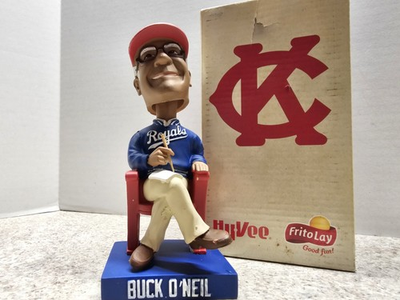 #ad Buck O#x27;Niel Kansas City Monarchs NLB Royals MLB 2012 SGA Bobblehead NIB $34.99