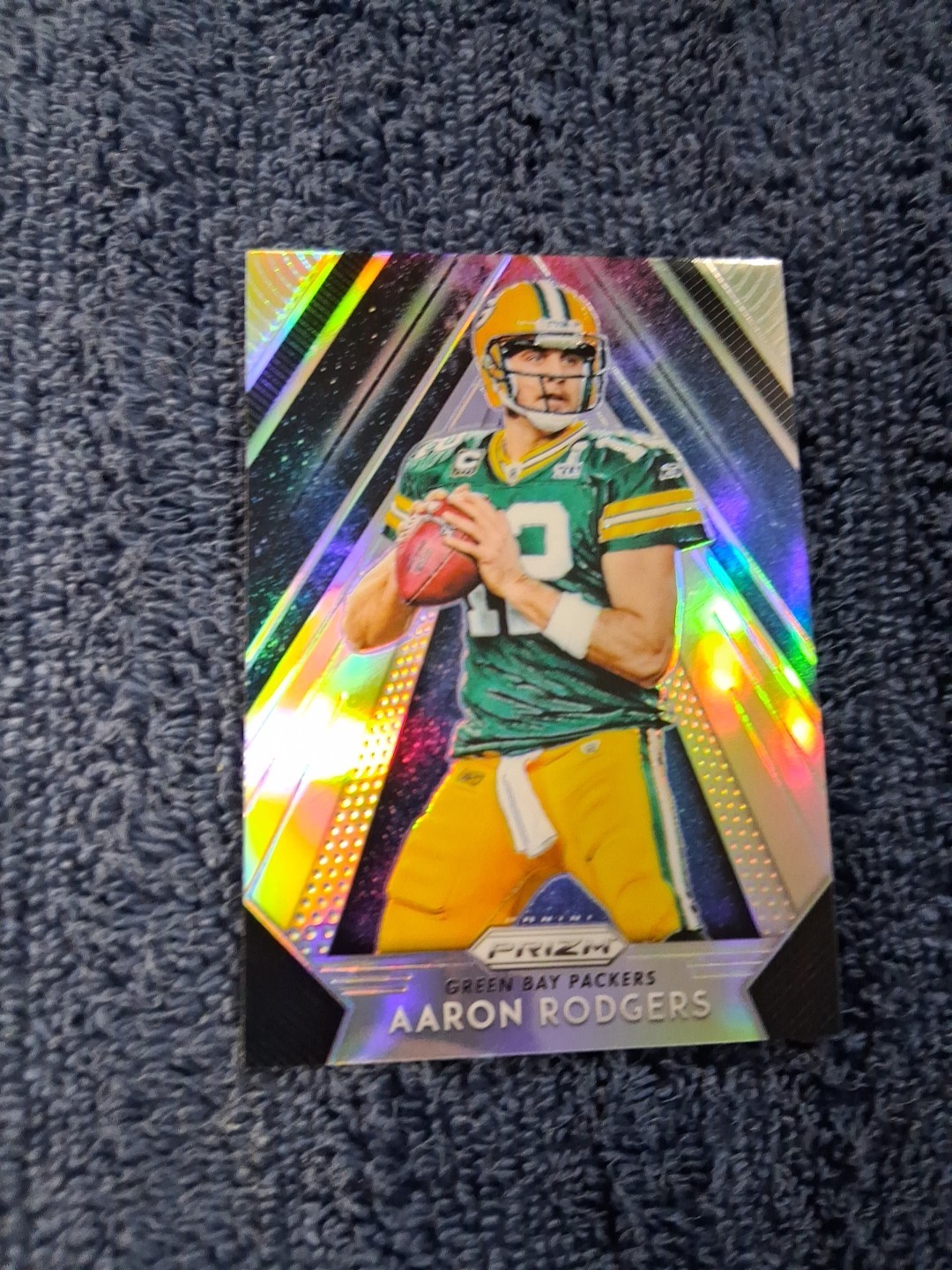 2018 Panini Prizm Apex AARON RODGERS A-6 Silver Prizm SSP Green Bay Packers