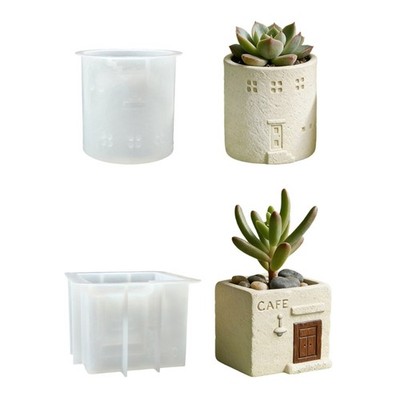 Unique Irregular Silicone Mould To Make Miniature Planters And Decorative