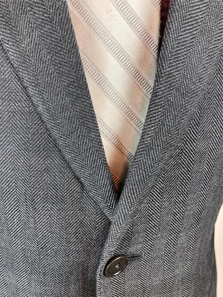 Chaqueta deportiva Ermenegildo ZEGNA crossover lino/seda 42 R e52 Foto 3 de 4