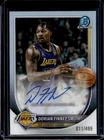 2025-26 Bowman Dorian Finney-Smith Chrome Auto Autograph Refractor #/499 Lakers