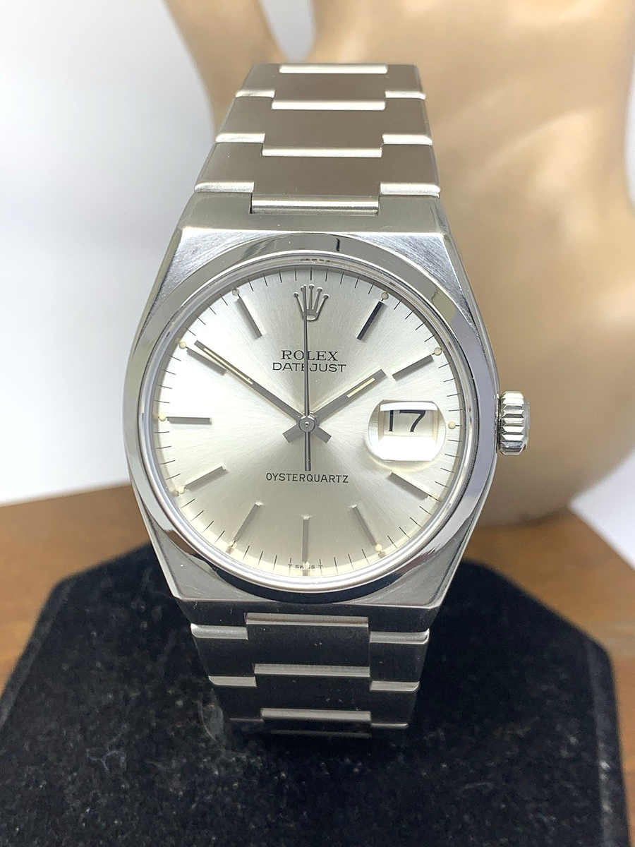 Rolex Oysterquartz Datejust Men's Watch 17000 Vintage 1979 Swiss
