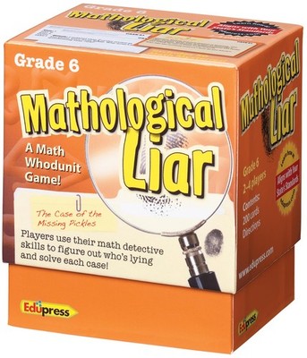 Edupress Mathological Liar Game Grade 6