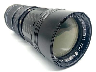 Panagor Auto Tele Zoom 85-205mm f/3.8 Objectif Zoom Manuel Olympus OM Noir - Photo 1/4
