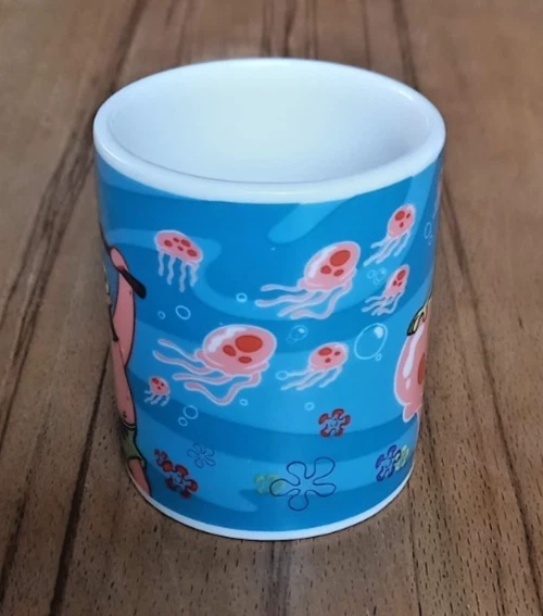 Spongebob Patrick Quallenjagd Kleine Tasse Schwammkopf Becher p:os 2006 Viacom - Bild 3 von 4