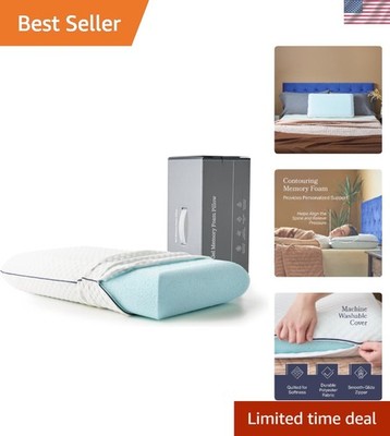 CertiPUR-Certified Gel Foam Pillow - Standard Size, Effortless Comfort & Care