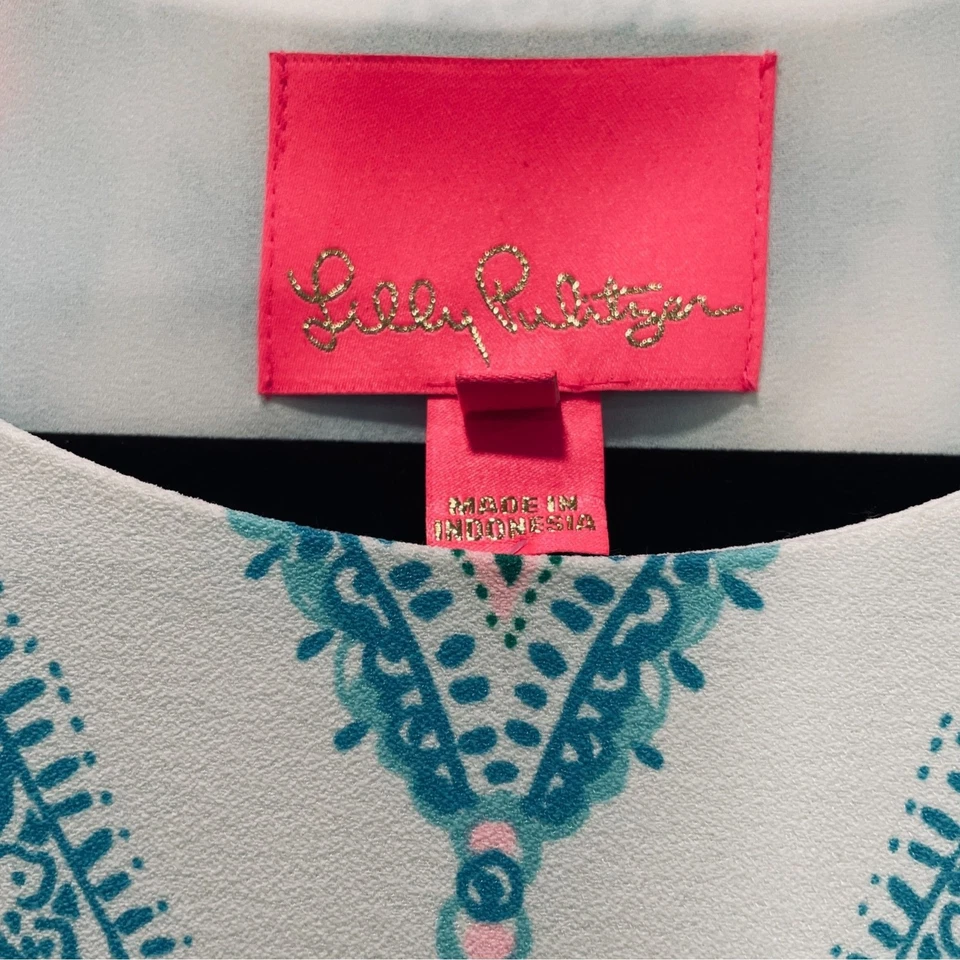 Nuevo con etiquetas Vestido Lilly Pulitzer Jackie Cambio XXS Resort Blanco Niñas Mejor Amigo Floral Foto 3 de 4