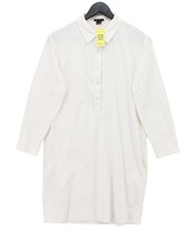 Theory Shirt Midi Dress M in White