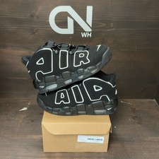 Nike Air More Uptempo Black White Pre-Owned Size 9.5 No Box 