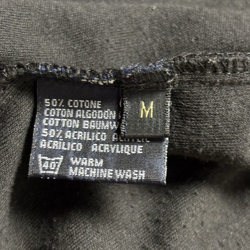 PAUL & SHARK YACHTING Hoodie Black Men’s Medium Fleece Full Zip Made In Italy - Picture 10 of 12