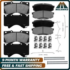 Front Rear Ceramic Disc Brake Pad Kit for exus LX570 Toyota Land Cruiser Tundra