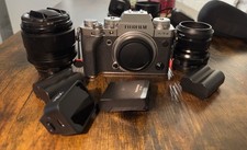 Fujifilm X-T4 Mirrorless Camera w/ 56mm  23mm Lenses/ No box/