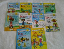 Lot 10 '''PETE THE CAT''' Children's Reading Books EUC