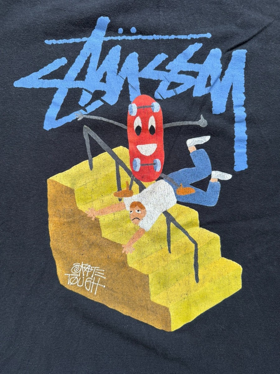 Stussy X Jayson Musson Skate Tough Black Tee L | eBay