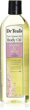 Dr Teal's Moisturizing Bath  Body Oil Soothing Lavender Essential Oil 8.8 Ounce