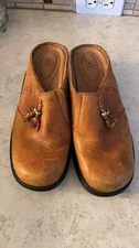 Ariat Leather Clogs with Tassel Detail