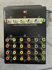 RadioShack 4-Way Distribution Amplifier 15-311 1-in, 4-out with ac power