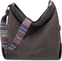 Handtasche Damen UmhäNgetasche, Cord Taschen Groß Shopper Tote Bag Schultertasch