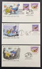 3 x 1988 Australian Bicentenary Joint Issue With USA FDC First Day Covers