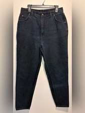 Levi’s Vintage 70’s-Mid 80’s Black High Rise Jeans Brown Tab Made in USA Size 18