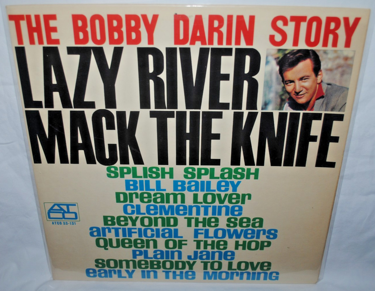 Bobby Darin, THE BOBBY DARIN STORY, LP record, VG+, ATCO 33-131, mono