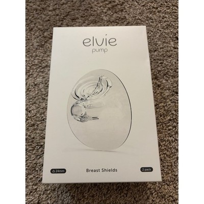 Elvie Pump Bre@st Shields NEW - Clear White (24mm) - 2 Pack