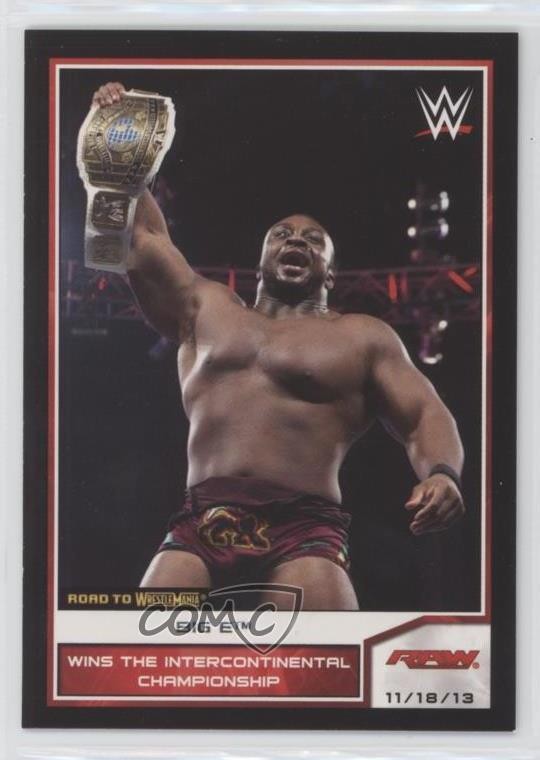 2014 Topps WWE Road to Wrestlemania Big E #55 0g6b
