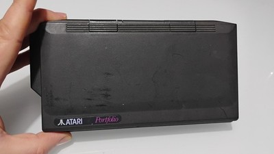 VINTAGE LAPTOP PC ATARI PORTFOLIO HPC 004 SAMMLER LOT STOCK