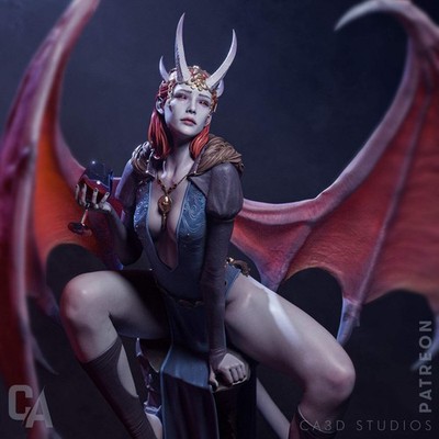 1:12 Infernal Pact Maker | 3D Printed Resin Garage Kit Figure | CA 3D Studios