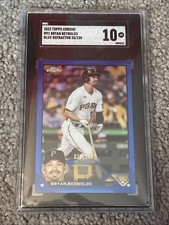 2023 Topps Chrome - Bryan Reynolds #91 Blue Refractor /150