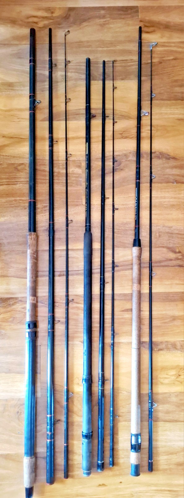 Shakespeare Match Fishing Rod Rods 2 3 Piece Cork Handle Coarse Clearance Bundle