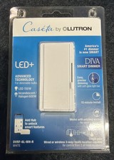 Lutron (Diva) Smart Dimmer Switch - White (DVRF-6L-WH-R). NEW. FREE SHIPPING