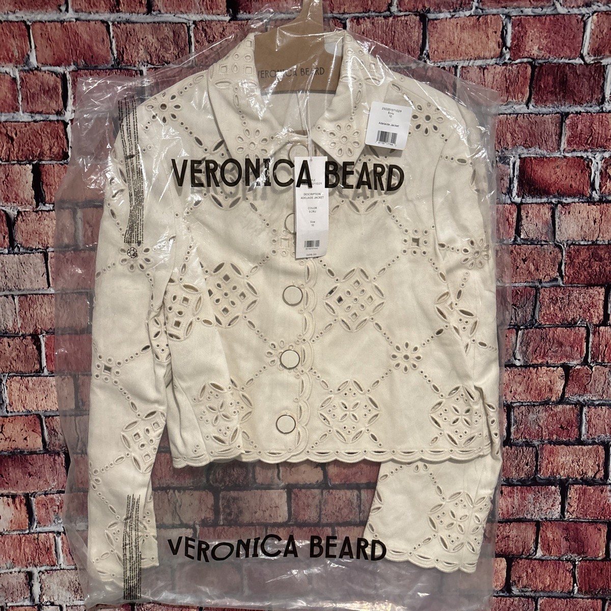 Veronica Beard Adelaide Eyelet Jacket | eBay display picture 1