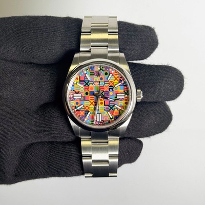 Rolex Oyster Perpetual 41mm 100th Anniversary Dial Watch Ref