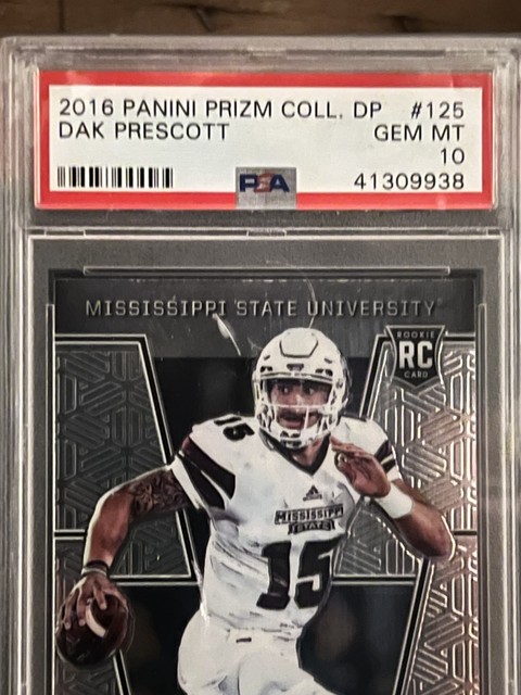 2016 Panini Prizm Collection D.P. #125 Dak Prescott PSA 10