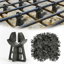 100Pcs 1-3/16 Snap Rebar Chairs Plastic Rebar...
