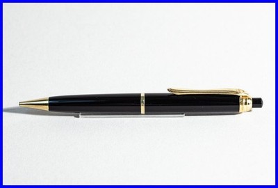 Geha N° 830 Press Pencil With 3 Clip Ring In Black & Gold For 1.18Mm Leads