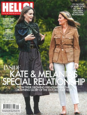 HELLO! Magazine: Princess Kate, Melania Trump, King Charles' Banquet, 29.9.25