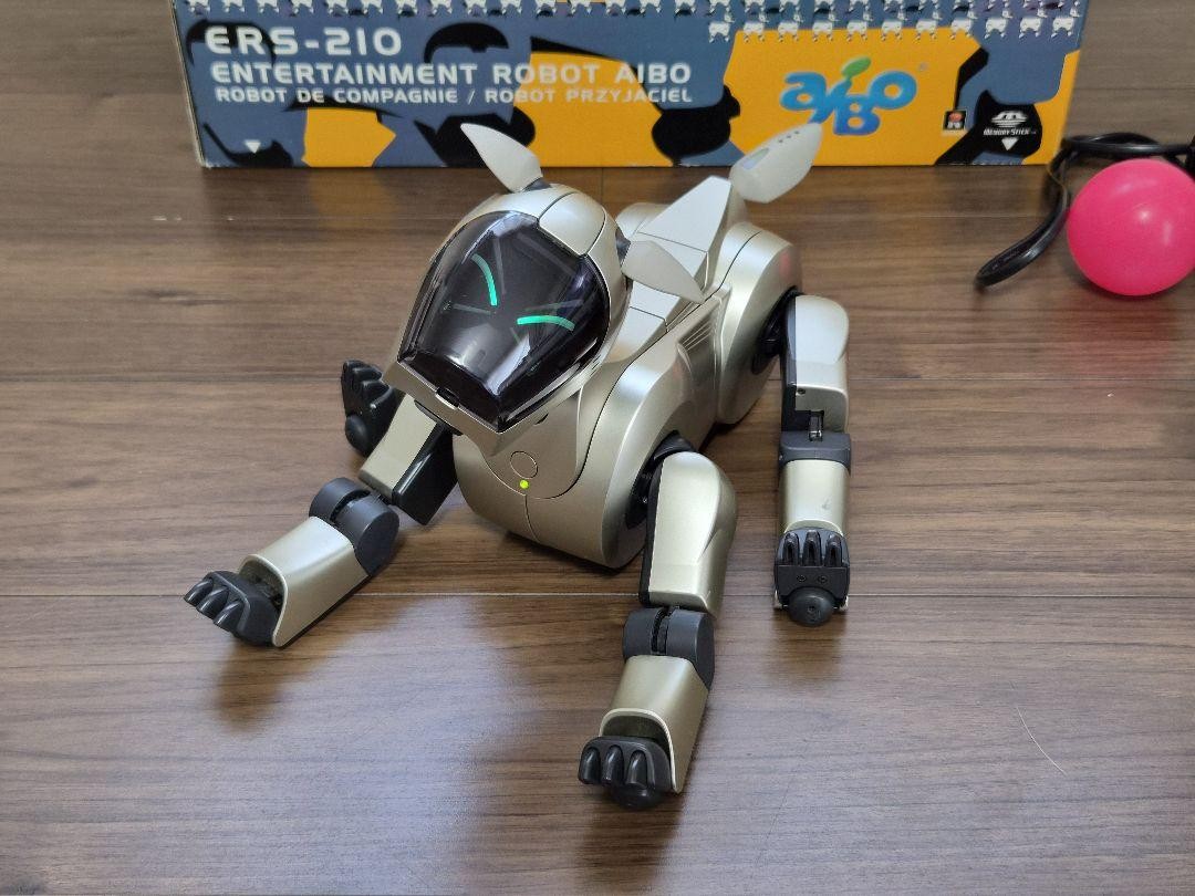 Sony AIBO ERS-210 Robot Dog Tested Working with Accessories AIBO